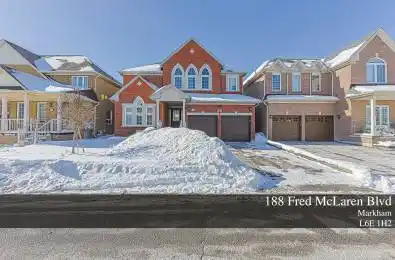 188 Fred Mclaren Boulevard Markham Ontario L6E 1H2