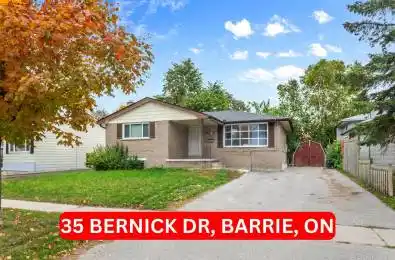 35 BERNICK Drive Unit# DUPLEX Barrie Ontario L4M 5C1