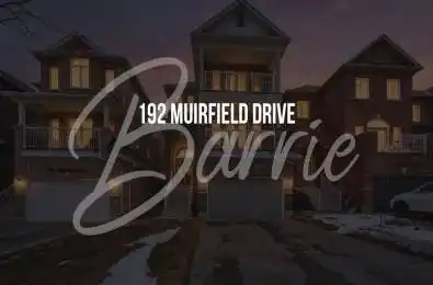 192 Muirfield Drive Barrie Ontario L4N 6K7